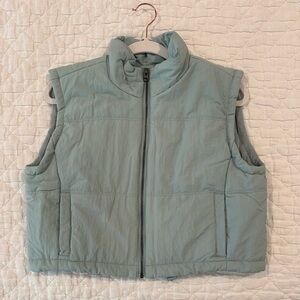 Thread & Supply Sky Blue Quilted Vest